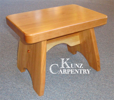 K42 - Solid Cherry Step Stool 1