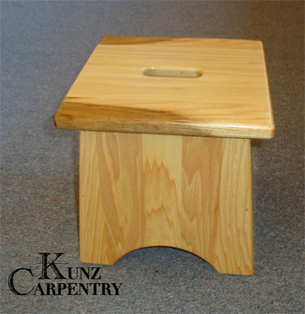 K8 - 10" Red Oak Step Stool