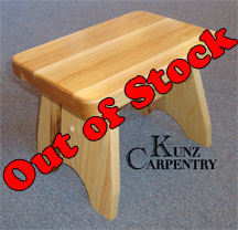 K42 - Solid Hickory Step Stool