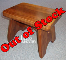 K42 - Solid Walnut Step Stool