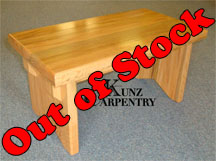 K46 - Red Oak Step Stool