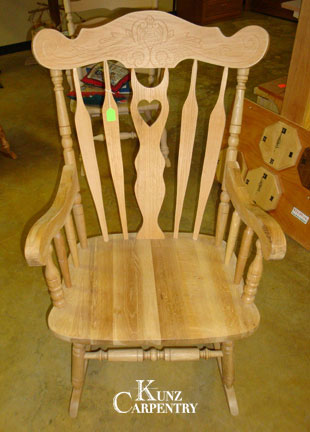 Carved Back Rocker