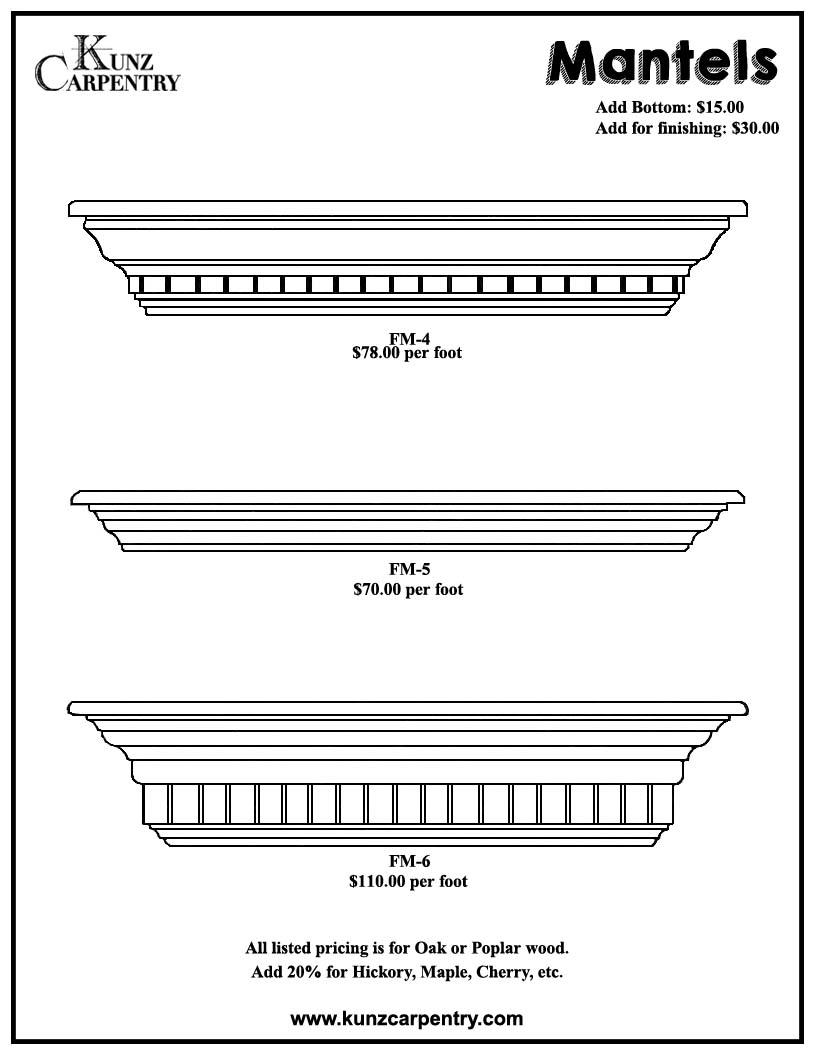 Mantel Brochure 3